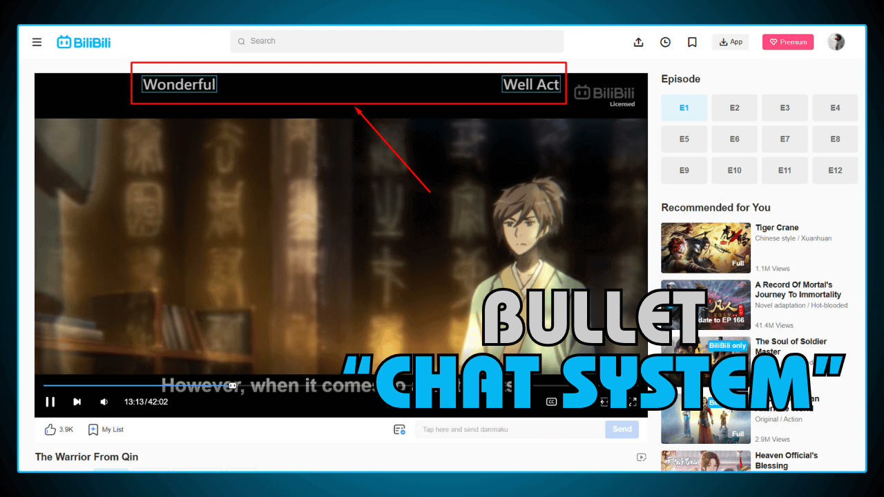 Bullet Chat System