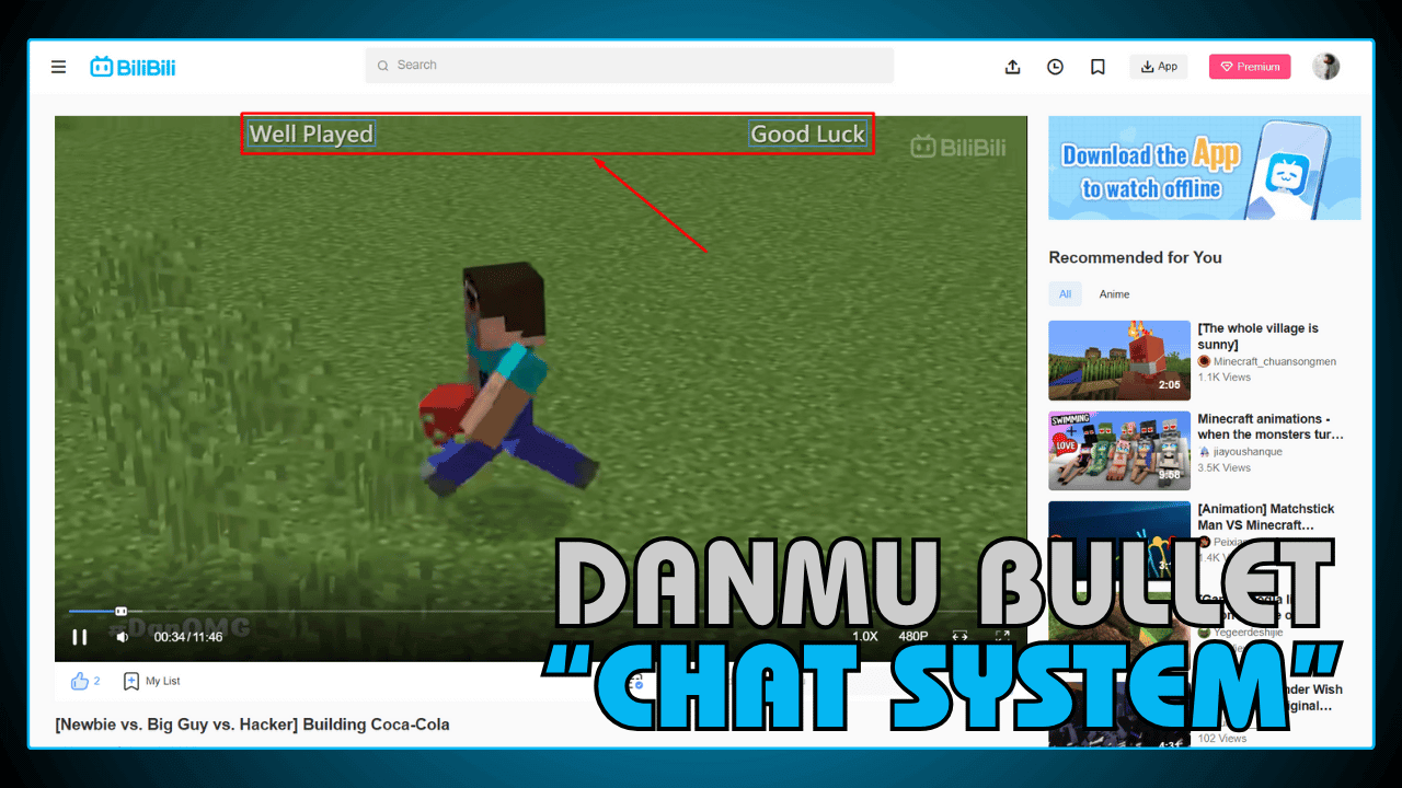 Danmu Bullet Chat System