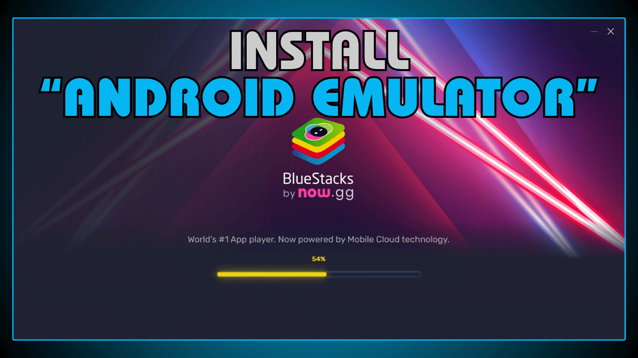 Install Android Emulator