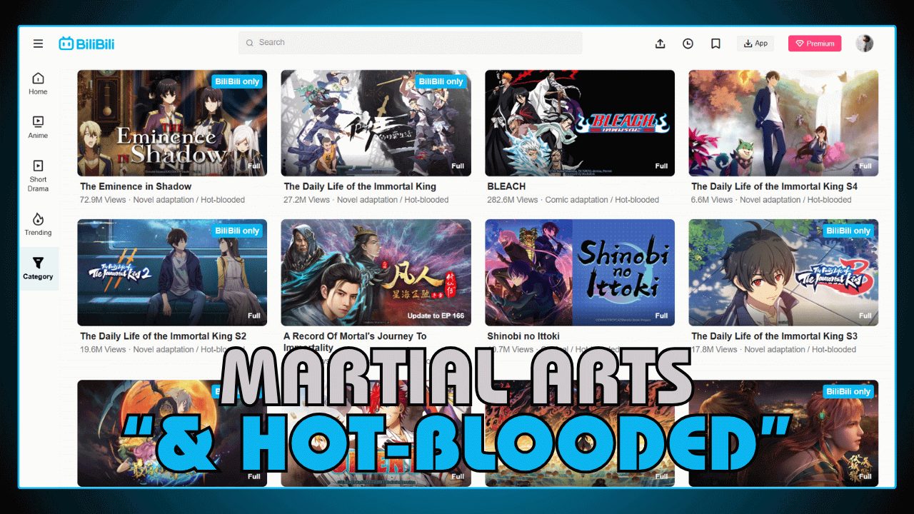 Martial Arts & Hot-Blooded