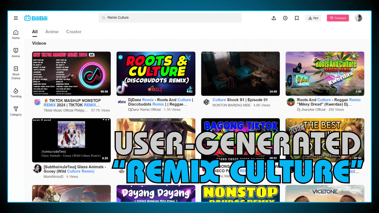 User-Generated Remix Culture